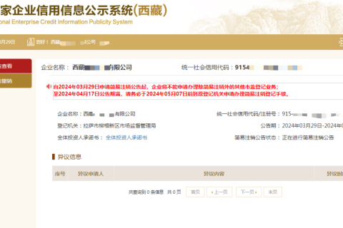 西藏拉薩公司，2024年最新簡易注銷流程、常見問題